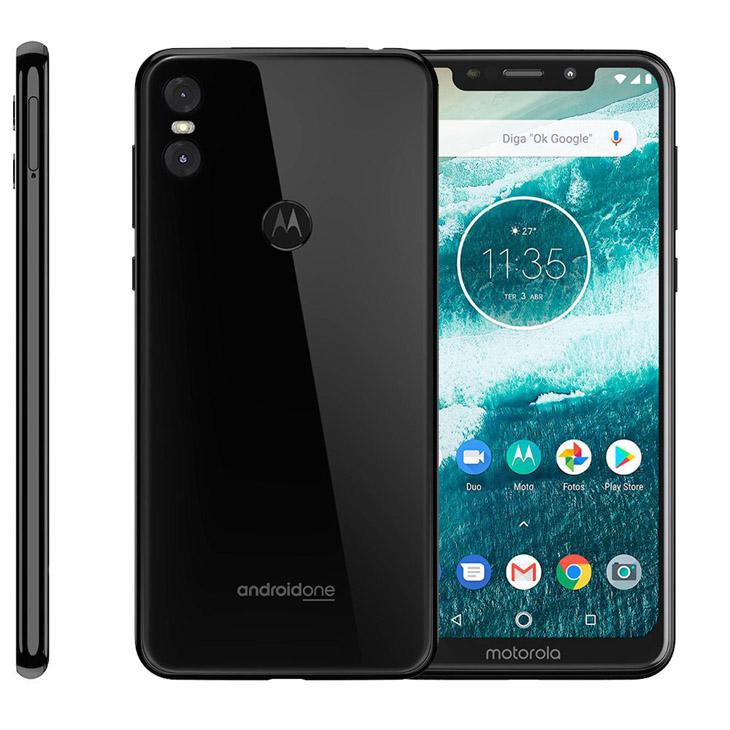 Menor preço em Smartphone Motorola One, 5,9”, 64GB, Octa Core, Dual Chip, Câmera Dupla 13MP + 2MP, Branco