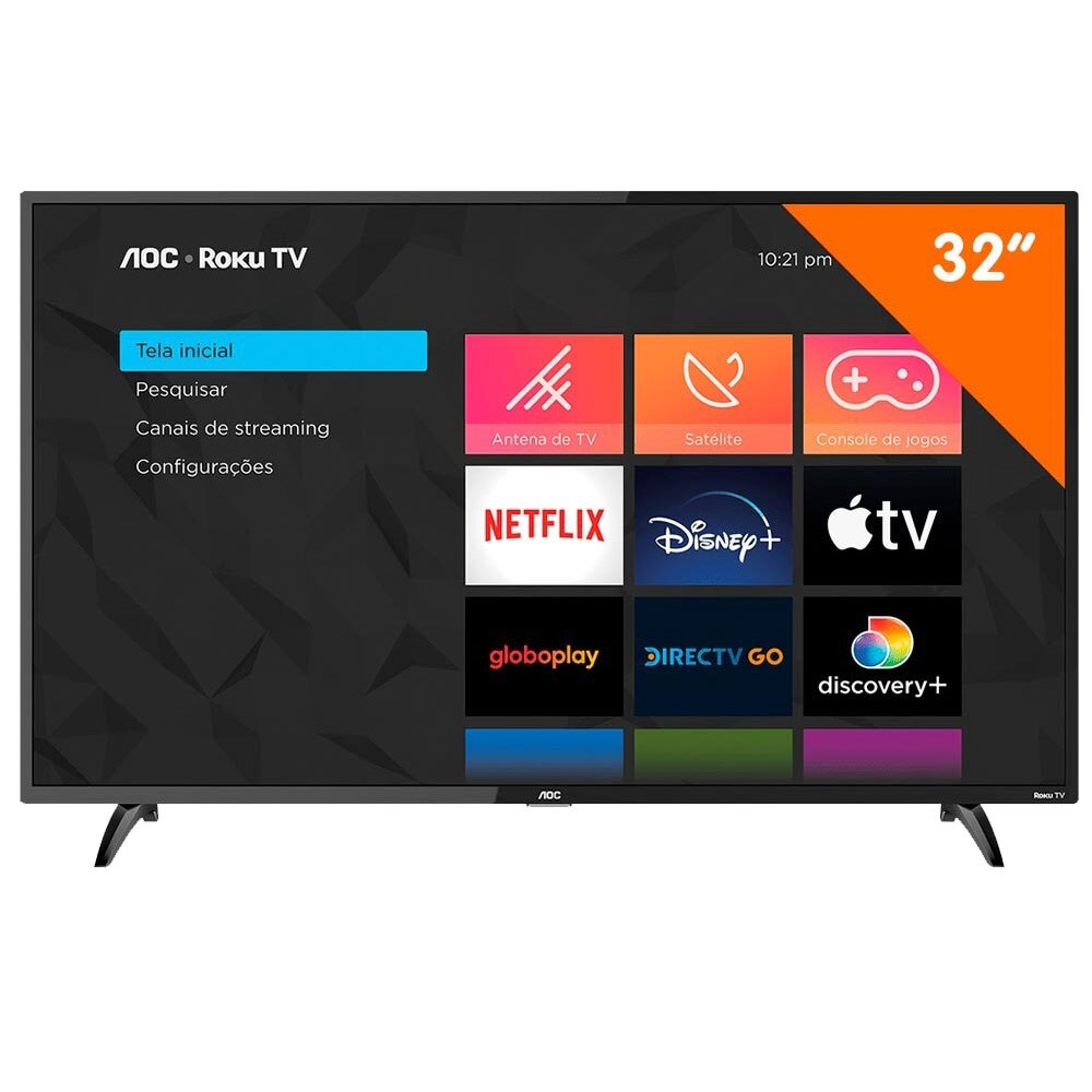 Menor preço em Smart TV AOC 32" HD LED, HDMI, USB, 32S5195/78G